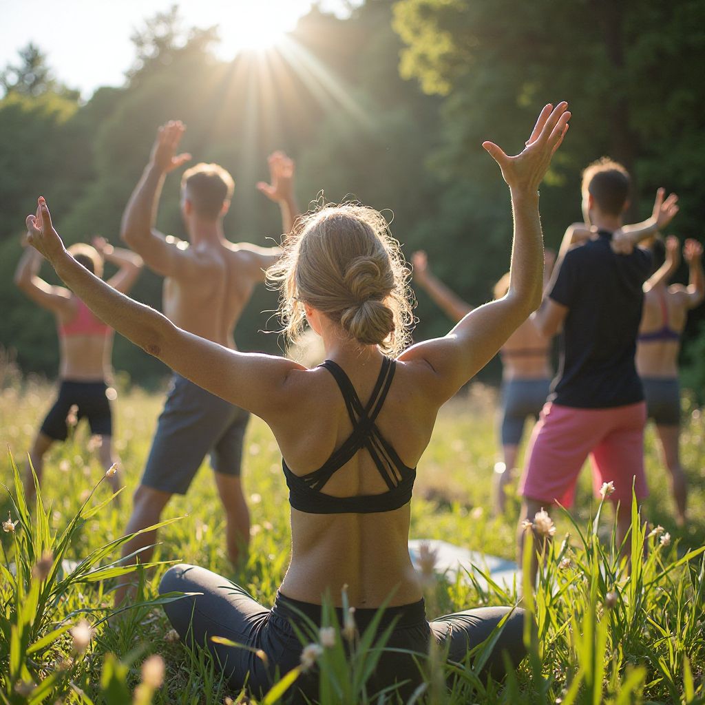 Outdoor movement class