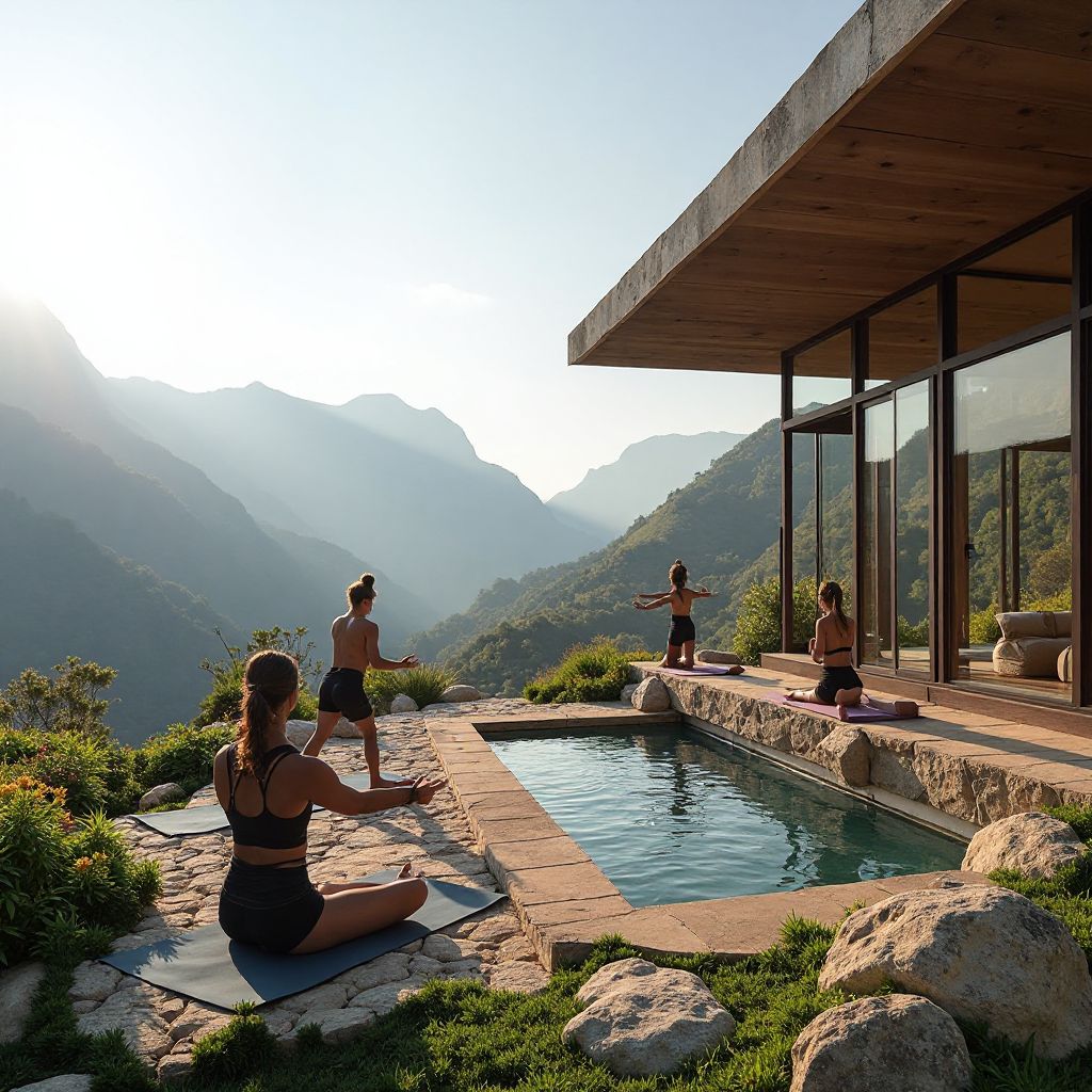 Wellness retreat in nature